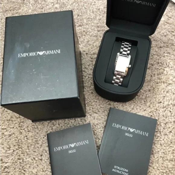 Emporio Armani Silver Bracelet Watch - Picture 2 of 7